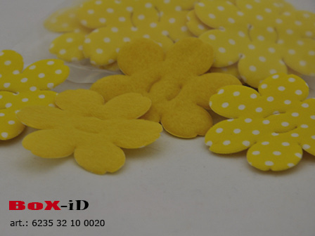 Grandiosa Flower 10 yellow 32mm (20pcs)